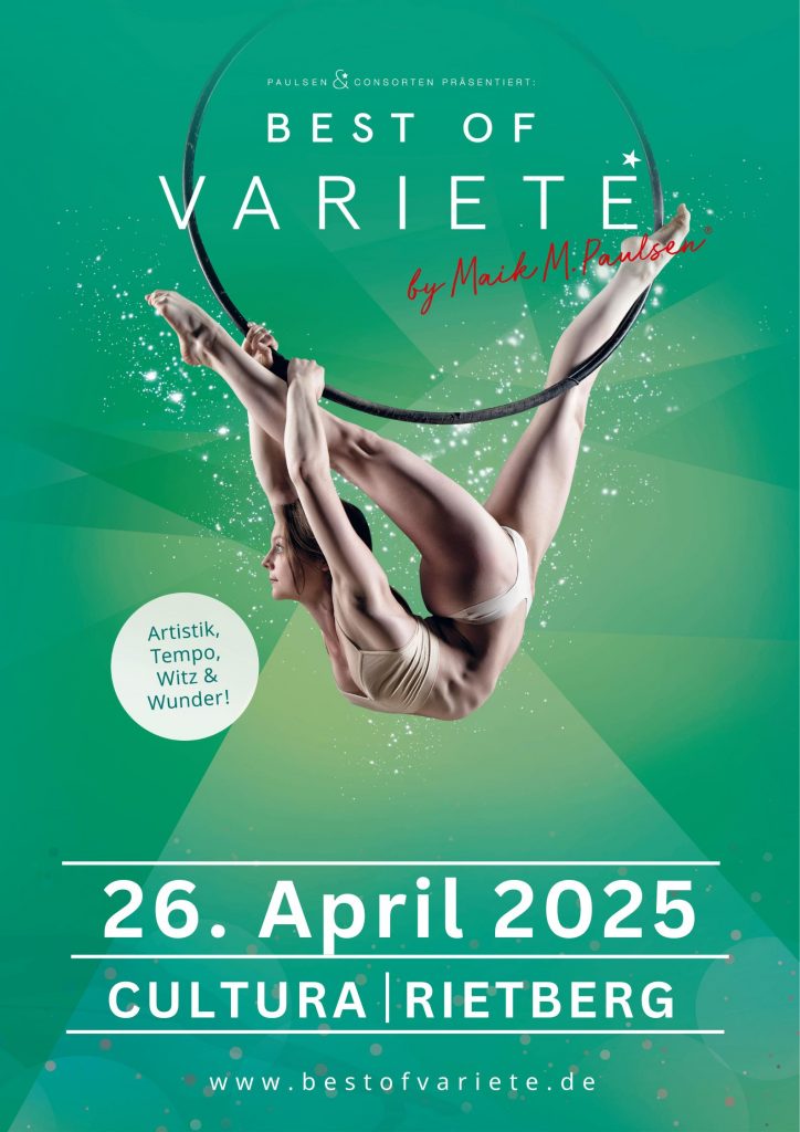 Das Gastspiel von Best of Varieté im April 2025 in der Cultura in Rietberg!